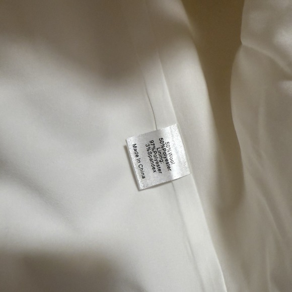 Tuckernuck NWT Cream Wool Warner Two-Blazer Size XS - Picture 7 of 11